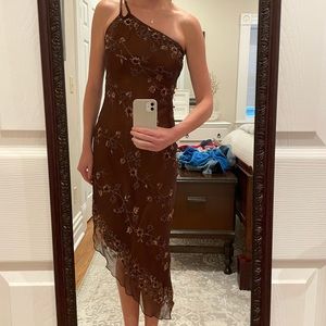 Scala Silk Beaded Cocktail Dress